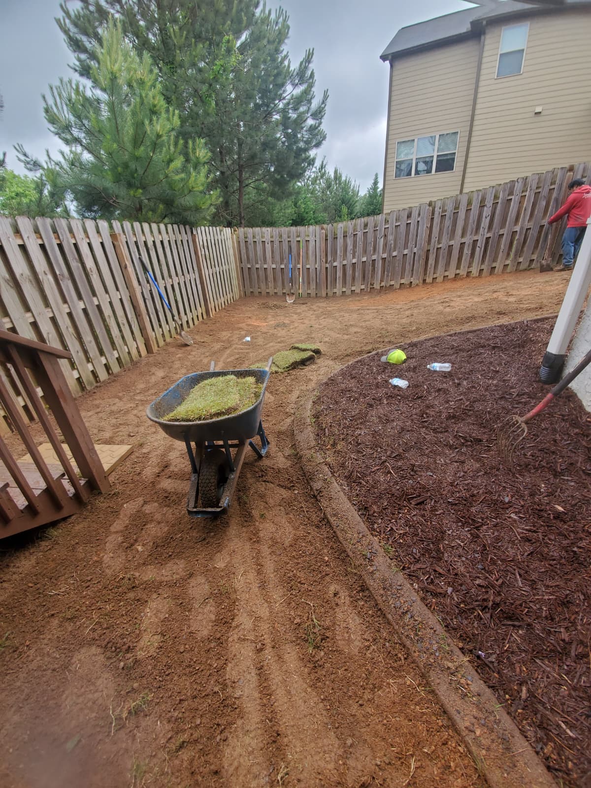Before landscaping project 1